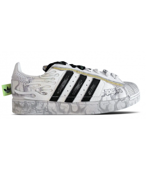 Кроссовки Hellstar x Adidas Superstar 2 White Flame