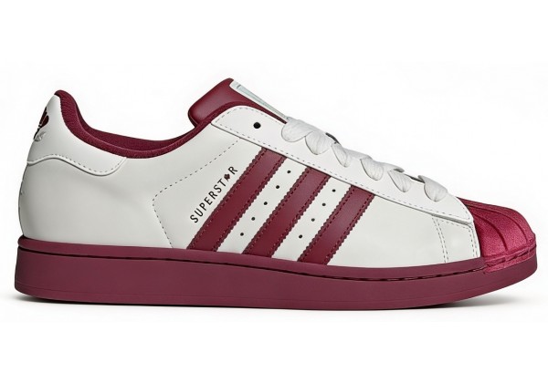 Кроссовки Adidas Superstar II Shadow Red Off White
