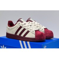 Кроссовки Adidas Superstar II Shadow Red Off White