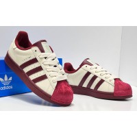 Кроссовки Adidas Superstar II Shadow Red Off White