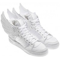 Кроссовки Jeremy Scott x 2NE1 x Adidas Wings 2.0 Triple White