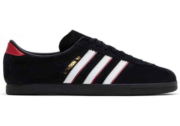Кроссовки Adidas London 96 Core Black Ftw White Better Scarlet