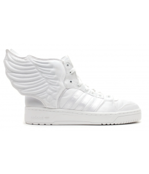 Кроссовки Jeremy Scott x 2NE1 x Adidas Wings 2.0 Triple White