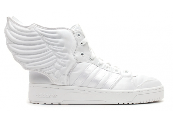 Кроссовки Jeremy Scott x 2NE1 x Adidas Wings 2.0 Triple White