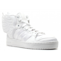 Кроссовки Jeremy Scott x 2NE1 x Adidas Wings 2.0 Triple White