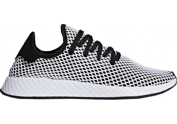 Кроссовки Adidas Deerupt Runner черно-белые
