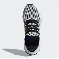 Кроссовки Adidas Deerupt Runner черно-белые