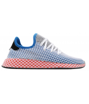 Кроссовки мужские Adidas Deerupt Runner красные с синим