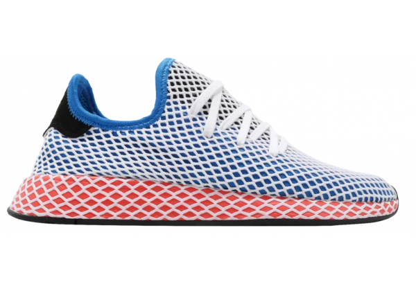 Кроссовки мужские Adidas Deerupt Runner красные с синим