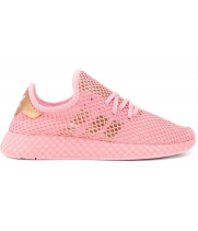 Кроссовки женские Adidas Deerupt Runner розовые