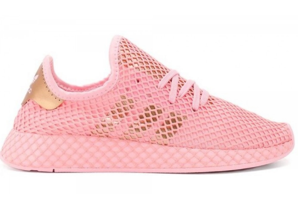 Кроссовки женские Adidas Deerupt Runner розовые
