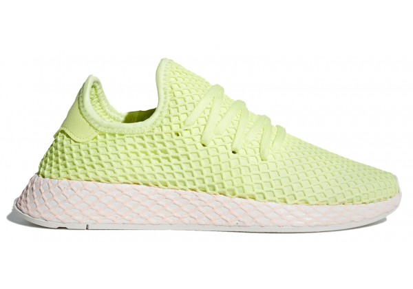 Кроссовки Adidas Deerupt Runner салатовые
