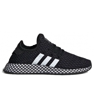 Кроссовки Adidas Deerupt Runner черные с белым