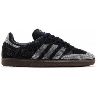 Кроссовки Adidas Samba OG Black Silver Rhinestones