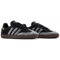 Кроссовки Adidas Samba OG Black Silver Rhinestones
