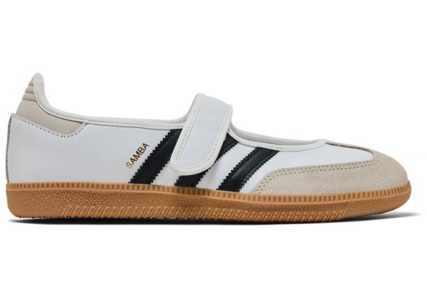 Adidas Samba Jane White Grey Black Gum