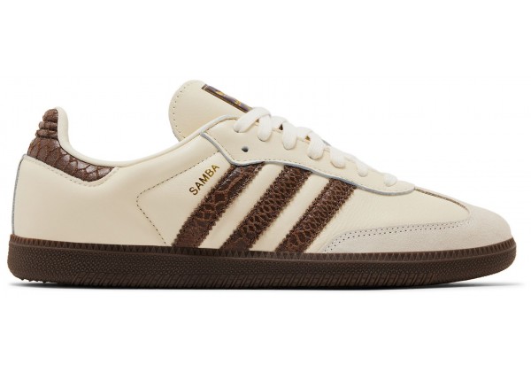 Кроссовки Adidas Samba OG Cream White Earth Strata Maroon