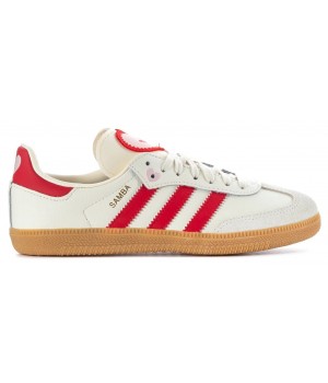 Кроссовки Adidas Samba OG Cream White Better Scarlet Gum