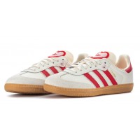 Кроссовки Adidas Samba OG Cream White Better Scarlet Gum