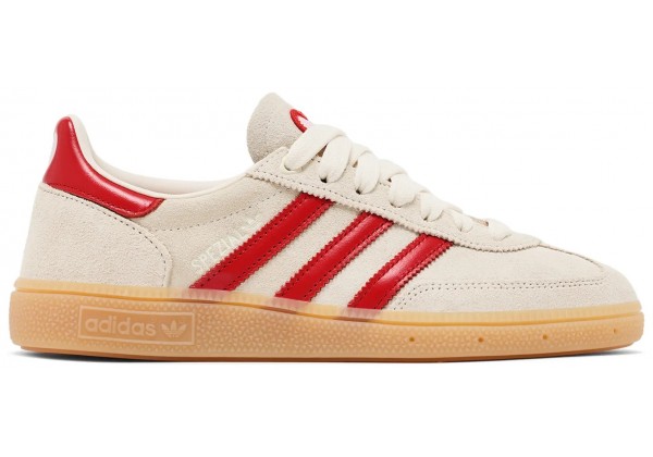 Кроссовки Adidas Handball Spezial Cream White Scarlet Sandy Pink