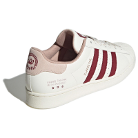 Adidas Superstar White Shadow Maroon