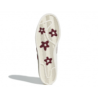 Adidas Superstar White Shadow Maroon