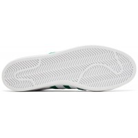 Кеды Adidas Superstar белые с зеленым