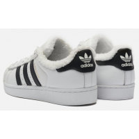 Зимние кроссовки Adidas Originals Superstar белые