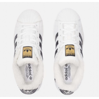 Зимние кроссовки Adidas Originals Superstar белые