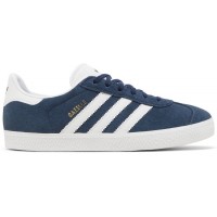 Кроссовки мужские Adidas Gazelle синие с белым