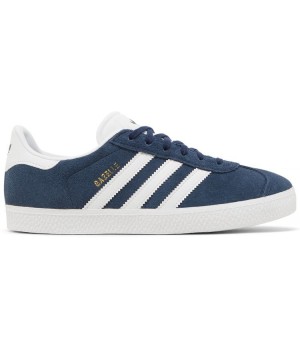 Кроссовки мужские Adidas Gazelle синие с белым