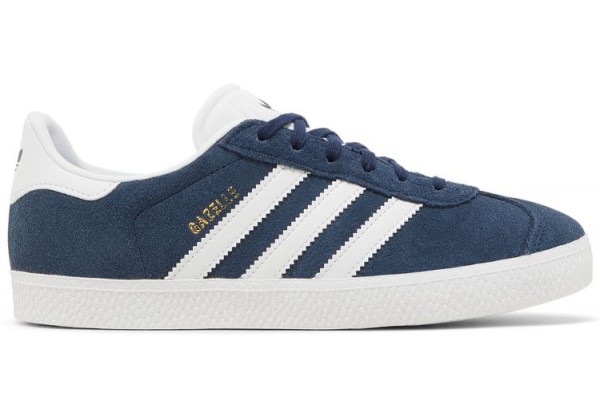 Кроссовки мужские Adidas Gazelle синие с белым