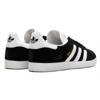 Кроссовки мужские Adidas Gazelle черные с белым