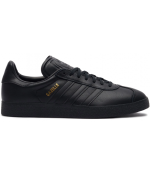 Adidas Gazelle Leather Black Gold