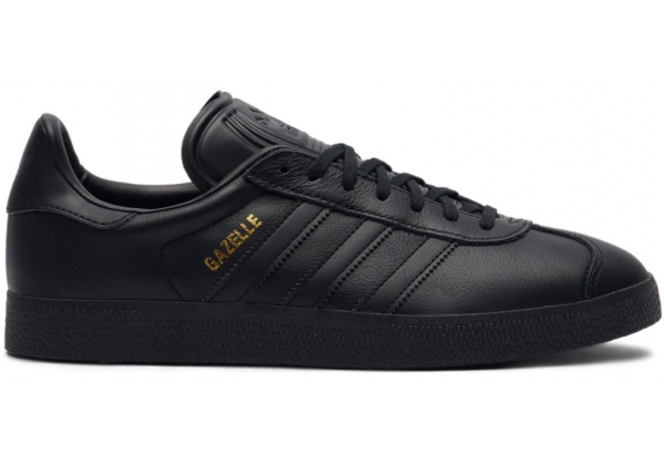 Adidas Gazelle Leather Black Gold
