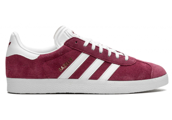 Кроссовки Adidas Gazelle Burgundy White бордовые