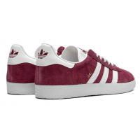 Кроссовки Adidas Gazelle Burgundy White бордовые