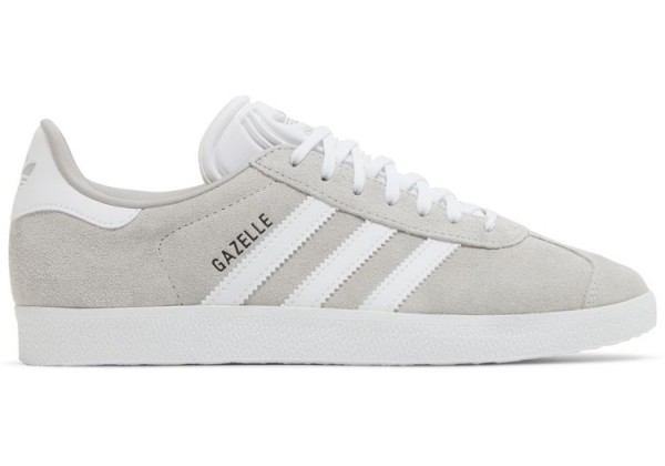 Кроссовки Adidas Gazelle Grey White светло-серые