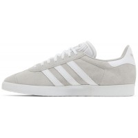 Кроссовки Adidas Gazelle Grey White светло-серые