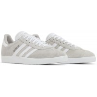 Кроссовки Adidas Gazelle Grey White светло-серые