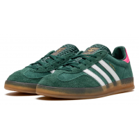 Adidas Gazelle Indoor Collegiate Green Lucid Pink