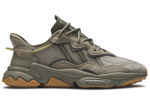Adidas Ozweego Khaki с мехом
