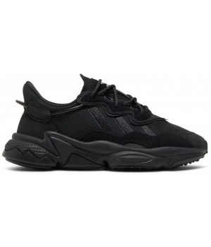 Adidas Ozweego Black с мехом