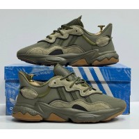 Adidas Ozweego Khaki с мехом