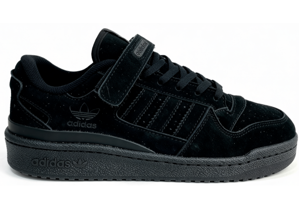 Adidas Forum Low Winter Suede Black Adidas Forum Low Winter Suede Black