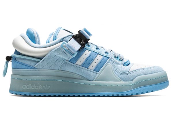 Кроссовки Adidas x Bad Bunny Forum Buckle Low Gs Blue Tint