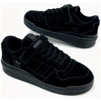 Adidas Forum Low Winter Suede Black Adidas Forum Low Winter Suede Black