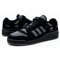 Adidas Forum Low Winter Suede Black Grey Adidas Forum Low Winter Suede Black Grey