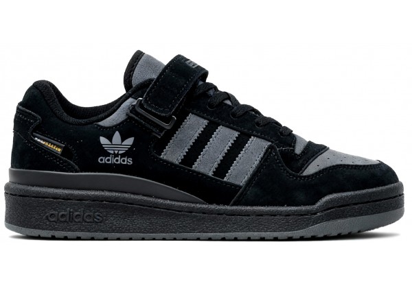 Adidas Forum Low Winter Suede Black Grey Adidas Forum Low Winter Suede Black Grey