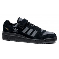 Adidas Forum Low Winter Suede Black Grey Adidas Forum Low Winter Suede Black Grey